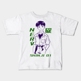 Shinji Ikari Kids T-Shirt